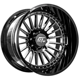 GT OFFROAD, Strike Gloss Black Milled, 20x9