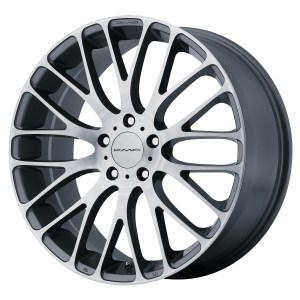 KM693 18X8 5X120 P-GRAY BRUSH FACE 40MM