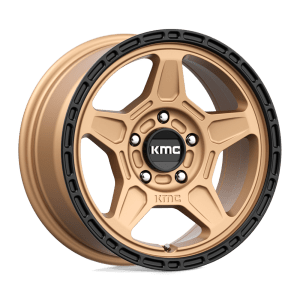 KM721 18X8 5X110 M-BRZ BLK LP 38MM
