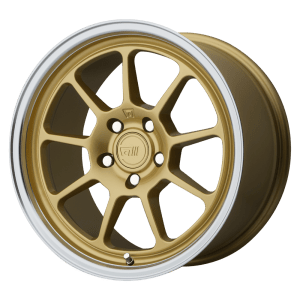 MR135 18X9.5 5X112 GOLD MCH-LP 35MM