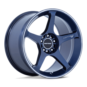 BATTLE V 18X9.5 5X100 56 +38 OB-BLU MCH